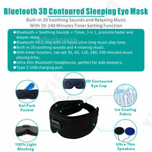 Load image into Gallery viewer, Bluetooth Audio Sleep Mask