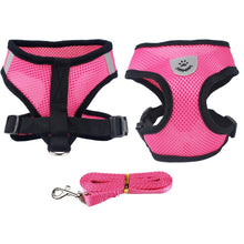 Load image into Gallery viewer, Mesh Small Dog Harness and Leash