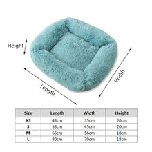 Load image into Gallery viewer, Square Plush Pet Bed