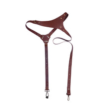 Load image into Gallery viewer, Genuine Leather Camera Shoulder Strap Adjustable
