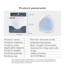 Load image into Gallery viewer, Cat Pet Cleaning Brush One-click Hair Removal
