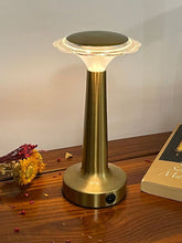 Load image into Gallery viewer, LED Retro Rechargeable Metal Desk Lamp
