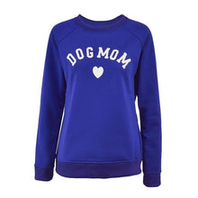 Load image into Gallery viewer, Dog Mom Women&#39;s Plus Velvet Fashionable Long Sleeve Casual Sweatshirt Printing Heart-shaped Print Kawaii Sweatshirt Clothing

