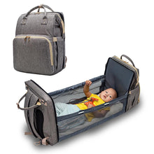 Load image into Gallery viewer, Multi functional Baby Diaper Bag Bed
