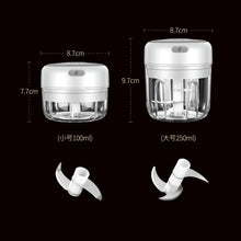 Load image into Gallery viewer, 100/250ml Mini USB Wireless Electric Food Processor
