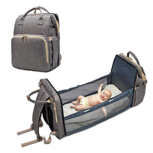 Load image into Gallery viewer, Multi functional Baby Diaper Bag Bed
