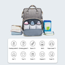 Load image into Gallery viewer, Multi functional Baby Diaper Bag Bed
