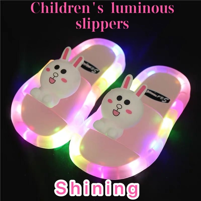 LED Kiddies Light Up Slippers