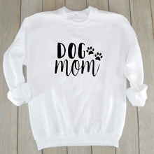 Load image into Gallery viewer, Dog Mom Women&#39;s Plus Velvet Fashionable Long Sleeve Casual Sweatshirt Printing Dog Lover Sweatshirt Clothing
